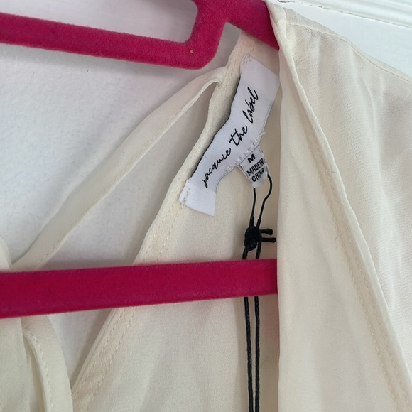 Jacquie the Label- Cream White, Floral Romper - Picture 2 of 3